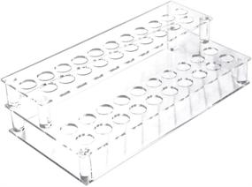 img 4 attached to 💄 Erlvery DaMain 41-Space Transparent Acrylic Lipstick Holder: Stylish Cosmetic Organizer and Showcase