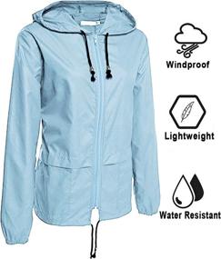 img 3 attached to Avoogue Lightweight Raincoat Waterproof Windbreaker Outdoor Recreation for Hiking & Outdoor Recreation Clothing