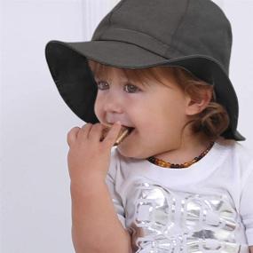 img 1 attached to Ami Li Tots Adjustable Protection Boys' Accessories : Hats & Caps