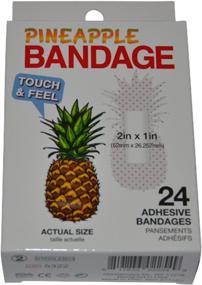 img 2 attached to 🍍 BioSwiss Self-Adhesive Novelty Bandages - Funny First Aid, Gag Gift (2 Boxes of 24 Bandages) - Pineapple Design