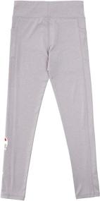 img 2 attached to Get Your Girls Moving with Champion Heritage Stretch Active Leggings