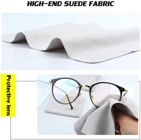 img 2 attached to 👓 PTSLKHN Adhesive Eyeglass Nose Pads - 20 Pairs Anti-Slip Soft Silicone for Glasses, Sunglasses & Reading Glasses