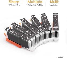 img 3 attached to E-Z Ink (TM) Compatible Gray Ink Cartridge Replacement for Canon CLI-271XL CLI 271 XL -Compatible with PIXMA TS9020 TS8020 MG7720 Printer Tray - 6 Pack