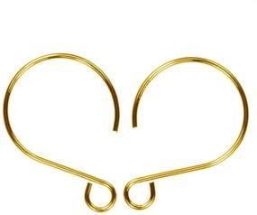 img 2 attached to 💎 Stylish 14k Gold Filled Balloon Style Earwires - 2 Pairs of Large Earrings