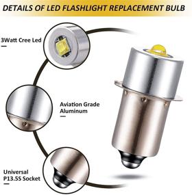 img 2 attached to 🔦 5-Pack of 24V P13 5S Flashlight Bulbs for Replacement, Enhanced SEO