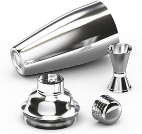 img 3 attached to Enhance Your Bar Experience with Casa Haus Stainless Professional Cocktail Set