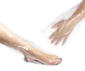 img 4 attached to 🧤 Charmyth Liners Hand/Foot Disposable Thermal Heated Mitt Liners - Paraffin Bath Treatments Bags - Plastic Liner Socks/Gloves for Hot Wax Therapy (100-Pack)