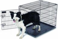 🏠 ultimate training solution: aspen pet home training wire crate in sleek black finish логотип