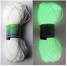 img 1 attached to 🌟 Glow in The Dark Yarn - 2 Rolls, 120 Yards per Roll – Fingering Weight Delight!