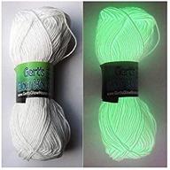 🌟 glow in the dark yarn - 2 rolls, 120 yards per roll – fingering weight delight! logo