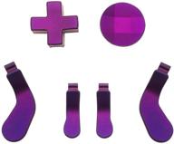 💜 enhanced metal d-pads and paddles replacement for xbox one elite controller series 2 and xbox one elite controller (purple) logo