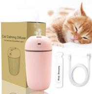 🐱 jmxu cat calming pheromone diffuser kit with humidifier, enhanced calm formula for relieving cat anxiety - long-lasting effect on behavior control logo