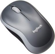 станьте стремительным с беспроводной мышью logitech m185 в сером цвете! логотип