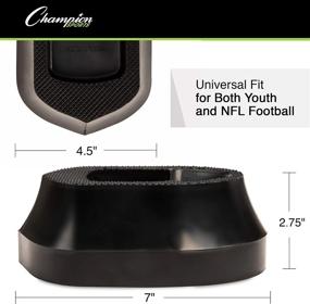 img 1 attached to ⚽️ Champion Sports Football Kicking Tee Set: Perfect Practice Companion for Kickoffs - Versatile Ball Holder Tees, Kicking Block, and Accessories for Adults, Kids, Coaches