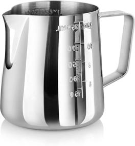 img 2 attached to ☕ Premium Stainless Steel Frothing Pitcher and Tamper Combo Set with Commercial Grade Durability - Perfect for Baristas and Coffee Enthusiasts