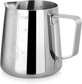 img 1 attached to ☕ Premium Stainless Steel Frothing Pitcher and Tamper Combo Set with Commercial Grade Durability - Perfect for Baristas and Coffee Enthusiasts