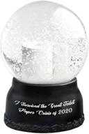 🧻 2021 hilarious toilet paper snow globe | i survived the great toilet paper crisis of 2020 | cute crystal clear glass snow globe | creative quarantine gift | christmas stocking stuffer логотип