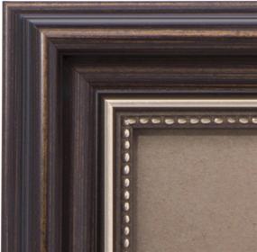 img 4 attached to 🏞️ EcoHome Antique Brown 8x10 Picture Frame - Stylish Desktop Display Frame for Your Memories