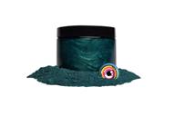 🎨 mica powder pigment “dark ocean green” (25g) - enhance your diy projects with this versatile arts and crafts additive! logo