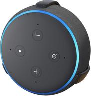 🔌 totalmount echo dot (3-е поколение) беспробурочный настенный крепеж (черный) - не требуется сверление! логотип