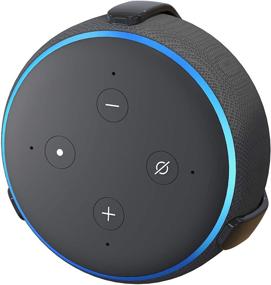 img 4 attached to 🔌 TotalMount Echo Dot (3-е поколение) Беспробурочный настенный крепеж (Черный) - Не требуется сверление!