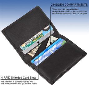 img 2 attached to 👛 Bifold RFID Wallet with Dedicated Card Slot