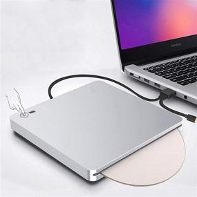 img 4 attached to External 3D Blu Ray DVD Drive | USB 3.0 & Type-C | Ultra Slim Slot-in CD DVD Burner with Smart Touch | Compatible with Windows XP/7/8/10, Mac OS | for MacBook, Laptop, PC