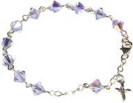 exquisite girls rosary bracelet: crafted with central european crystals & glass for special occasions & thoughtful gifting logo