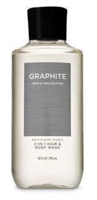 img 1 attached to 💦 Men's Collection Graphite 10oz 2-in-1 Hair and Body Wash by Bath and Body Works: Ultimate Hydration for All-in-One Grooming