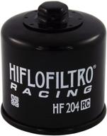 🏎️ enhance your racing performance with hiflofiltro (hf204rc) black rc racing oil filter+ logo