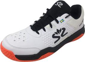 img 1 attached to Salming Squash Indoor Multisport FlameRed Men's Shoes