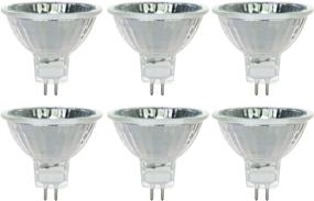 img 3 attached to 🔆 6-Pack Sunlite 40708-SU Halogen MR16 Flood Light Bulbs, 35W 12V, GU5.3 Base, Bright White, 3200K