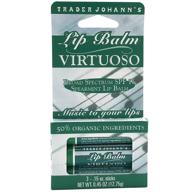 enhanced spf 15 spearmint lip balm from trader joe's logo