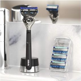 img 3 attached to 🪒 Gillette Fusion5 ProGlide Razor for Men + 4 Refill Blades: The Ultimate Shaving Experience for Him/Dad