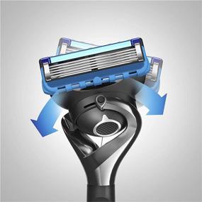 img 1 attached to 🪒 Gillette Fusion5 ProGlide Razor for Men + 4 Refill Blades: The Ultimate Shaving Experience for Him/Dad