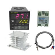 🌡️ inkbird itc-100vh digital pid thermostat temperature controller - ac 100-220v, 40da ssr, white heat sink, k thermocouple: a comprehensive review logo