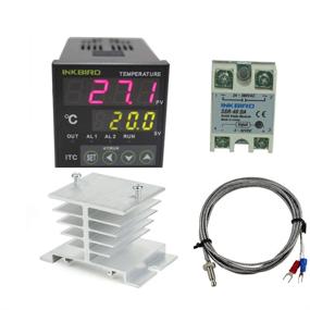 img 4 attached to 🌡️ Inkbird ITC-100VH Digital PID Thermostat Temperature Controller - AC 100-220V, 40DA SSR, White Heat Sink, K Thermocouple: A Comprehensive Review