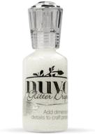 ✨ tonic studios nuvo glitter drops 1.1oz-white blizzard: sparkling white glitter enhancement logo