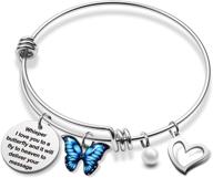 sympathy butterfly bracelet – memorial jewelry gift for loss of loved one (butterfly br) logo