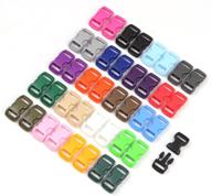 🎒 penta angel 40-pack 3/8" plastic curved buckle | diy craft webbing contoured side quick release buckle | for bracelets, backpacks, tactical bags & gear | 20 color options logo