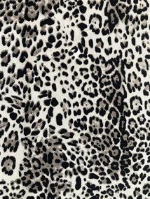 img 1 attached to 🐆 Ivory and Gray Cheetah Leopard Print Stretch Peek-A-Boo Denim Patches by Holey Patches in Various Sizes (2-6 inches x 6 inches)