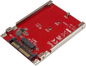 img 4 attached to 🔴 StarTech.com M.2 to U.2 Adapter - High-Speed PCIe NVMe SSD Converter - Red