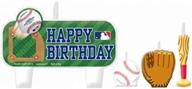 amscan baseball league molded birthday logo