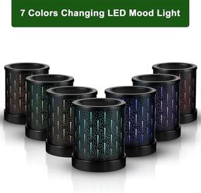 img 3 attached to 🕯️ MAXWINER Wax Melt Warmer: 7-Color Lighting Oil Lamp Burner for Scented Wax - Fragrant Home Decoration & Gifts