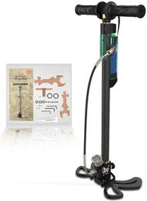 img 4 attached to 🔝 Optimized GX H-4 PCP Hand Pump with Oil-Moisture Filter, Enhanced 3.5 Stage High Pressure 30Mpa/4500Psi Air Rifle Filling Stirrup Pump, Stainless Steel Body for Paintball, PCP & Scuba Diving