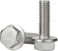 🔩 m8-1.25 x 20mm flanged hex head bolts, stainless steel 18-8 (304), din 6921, 15 pcs logo