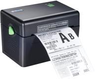 thermal label printer 4x6 | windows, mac, linux compatible | desktop barcode printers for shipping packages in small business, amazon, ebay, ups, usps, fedex | shipping label printer (black) logo
