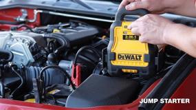 img 1 attached to 🔋 DEWALT DXAE20VBB 20V MAX Automotive Battery Booster and Jump Starter with USB Power Station: Compatible with FLEXVOLT and Standard Tool Batteries