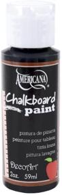 img 1 attached to 🖤 2-Ounce DecoArt Americana Chalkboard Paint in Black Slate - Enhance Your SEO