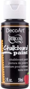 img 2 attached to 🖤 2-Ounce DecoArt Americana Chalkboard Paint in Black Slate - Enhance Your SEO